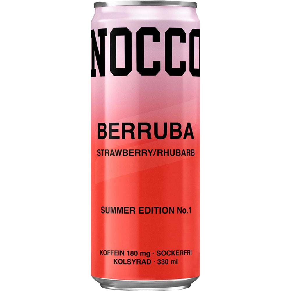 NOCCO BCAA Berruba Strawberry & Rhubarb