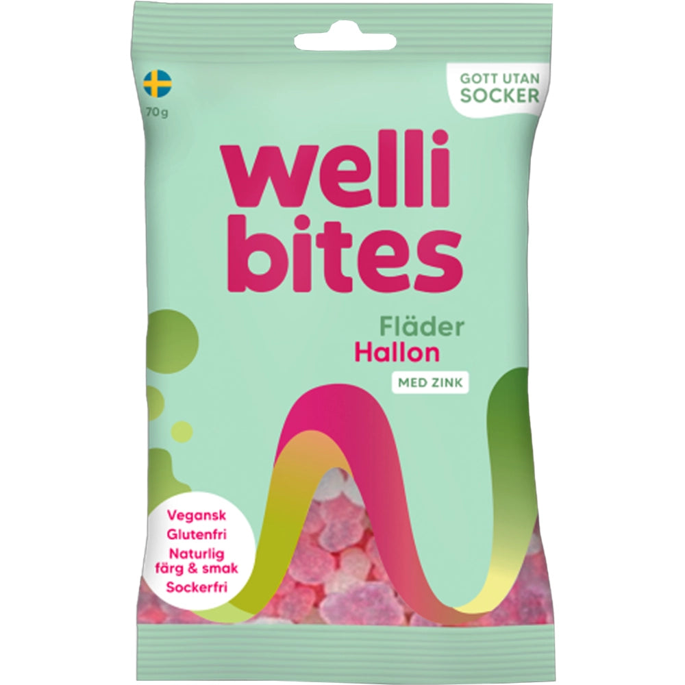 Wellibites Elderflower & Raspberry