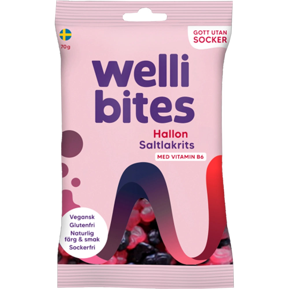 Wellibites Raspberry & Salty Liquorice
